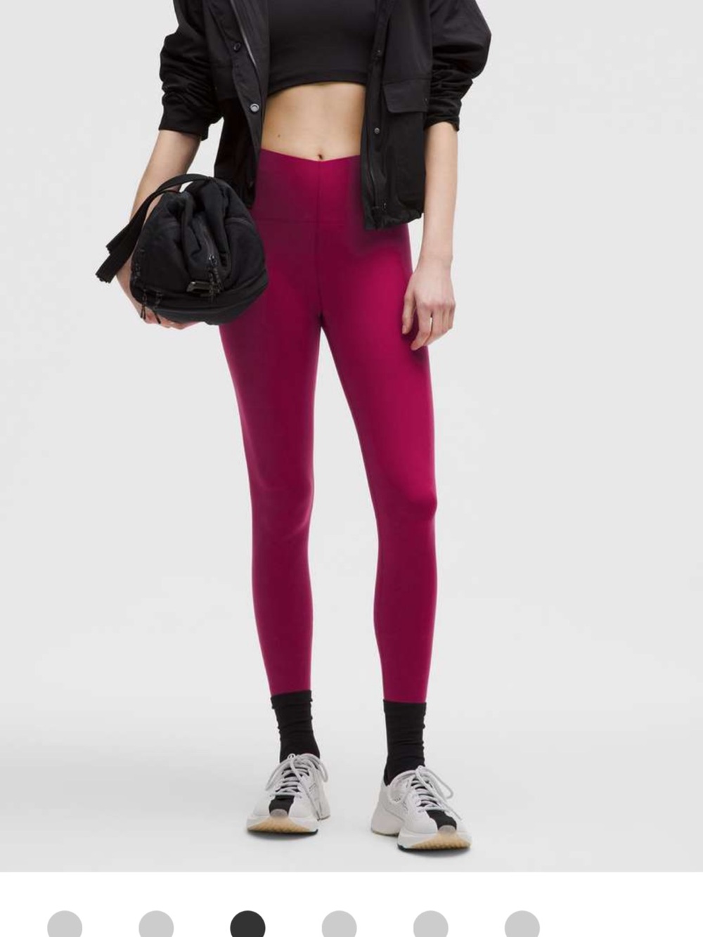 Lululemon Glow Up Super-High-Rise Tight 25” Magenta Smoke Leggings | Size 8